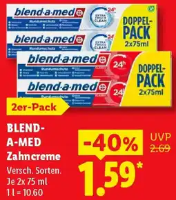 Lidl BLEND-A-MED Zahncreme Angebot
