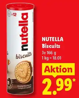 Lidl NUTELLA Biscuits Angebot