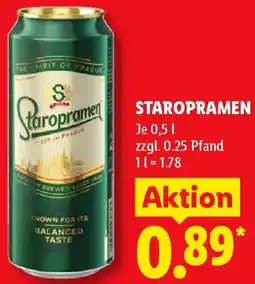 Lidl Staropramen Angebot