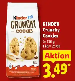 Lidl Kinder Crunchy Cookies Angebot