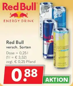 Getränkeland Red Bull Energy Drink Angebot