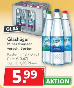 Getränkeland Glashäger Mineralwasser Angebot