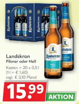 Getränkeland Landskron Pilsner oder Hell Angebot