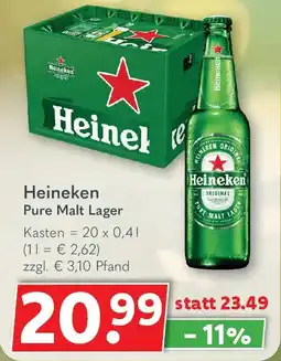 Getränkeland Heineken Pure Malt Lager Angebot