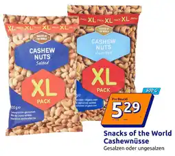 Action Snacks of the World Cashewnüsse Angebot