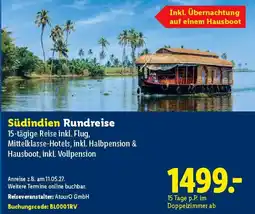 Lidl Südindien Rundreise Angebot