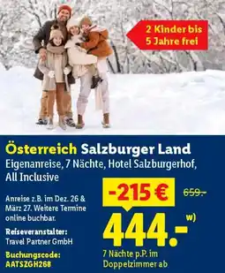 Lidl Österreich Salzburger Land Angebot
