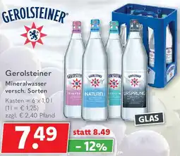 Getränkeland Gerolsteiner Mineralwasser Angebot
