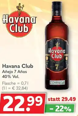 Getränkeland Havana Club Añejo 7 Años Angebot