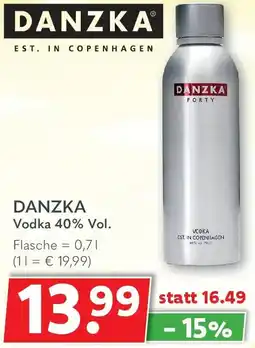 Getränkeland DANZKA Vodka Angebot