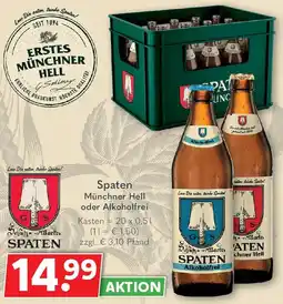 Getränkeland Spaten Münchner Hell oder Alkoholfrei Angebot