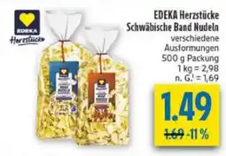 diska EDEKA Herzstücke Schwäbische Band Nudeln Angebot