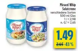 diska Miracel Whip Salatcreme Angebot