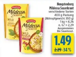 diska Hengstenberg Mildessa Sauerkraut Angebot