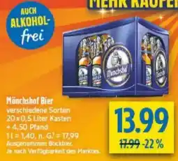 diska Mönchshof Bier Angebot