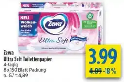 diska Zewa Ultra Soft Toilettenpapier Angebot