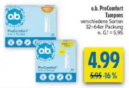 diska o.b. ProComfort Tampons Angebot