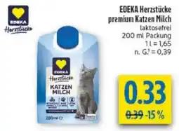 diska EDEKA Herzstücke premium Katzen Milch laktosefrei Angebot