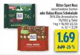diska Ritter Sport Nuss Angebot