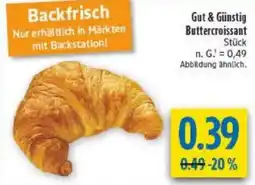 diska Gut & Günstig Buttercroissant Angebot