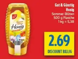 diska Gut & Günstig Honig Angebot
