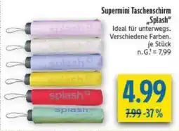 diska Supermini Taschenschirm Splash Angebot