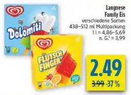 diska Langnese Family Eis Angebot
