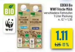 diska EDEKA Bio WWF Frische Milch Angebot