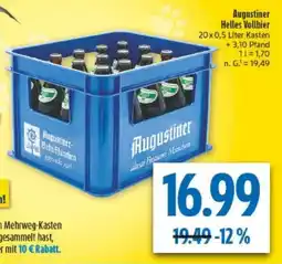 diska Augustiner Helles Vollbier Angebot