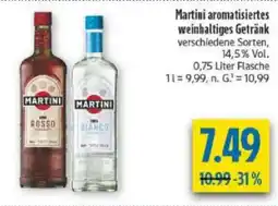 diska Martini aromatisiertes weinhaltiges Getränk Angebot