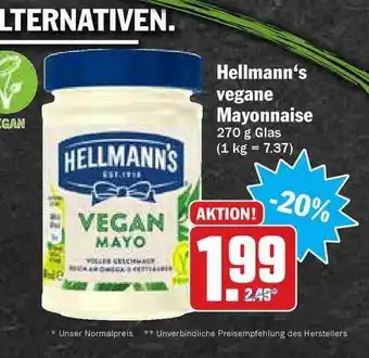 Hit Hellmann's Vegane Mayonnaise Angebot