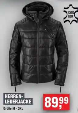 Handelshof HERREN-LEDERJACKE Angebot