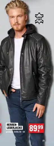 Handelshof HERREN-LEDERJACKE Angebot