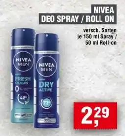 Handelshof NIVEA DEO SPRAY / ROLL ON Angebot
