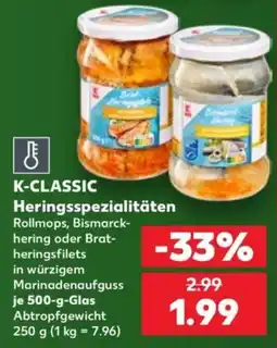 Kaufland K-CLASSIC Heringsspezialitäten Angebot