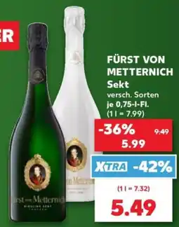 Kaufland FÜRST VON METTERNICH Sekt Angebot