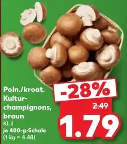 Kaufland Poln./kroat. Kultur-champignons, braun Angebot