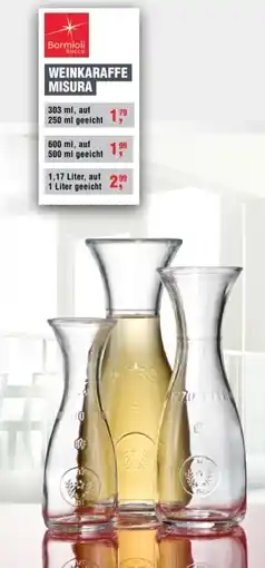 Handelshof Bormioli Rocco WEINKARAFFE MISURA Angebot