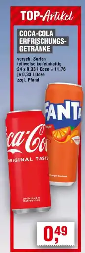 Handelshof Coca-Cola Erfrischungsgetränke Angebot