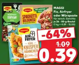 Kaufland MAGGI Fix, Airfryer oder Würzpaste Angebot