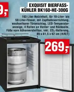 Handelshof EXQUISIT BIERFASS-KÜHLER BK160-HE-300G Angebot
