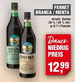 Handelshof Fernet Branca / Menta Angebot