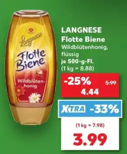 Kaufland LANGNESE Flotte Biene Wildblütenhonig Angebot