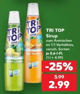 Kaufland TRI TOP Sirup Angebot