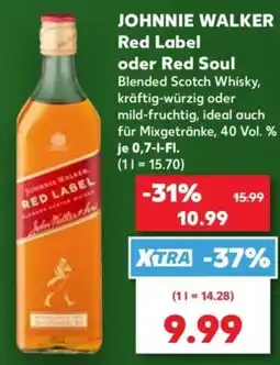 Kaufland JOHNNIE WALKER Red Label Angebot