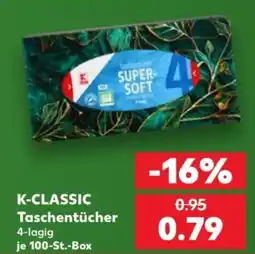 Kaufland K-CLASSIC Taschentücher Angebot