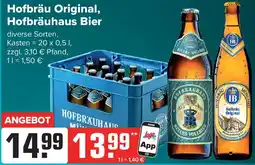 Logo Getränkemarkt Hofbräu Original, Hofbräuhaus Bier Angebot
