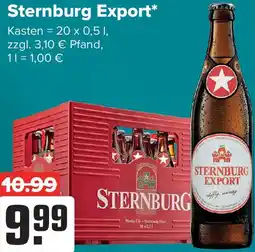 Logo Getränkemarkt Sternburg Export Angebot