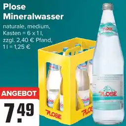 Logo Getränkemarkt Plose Mineralwasser Angebot