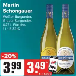 Logo Getränkemarkt Martin Schongauer Angebot